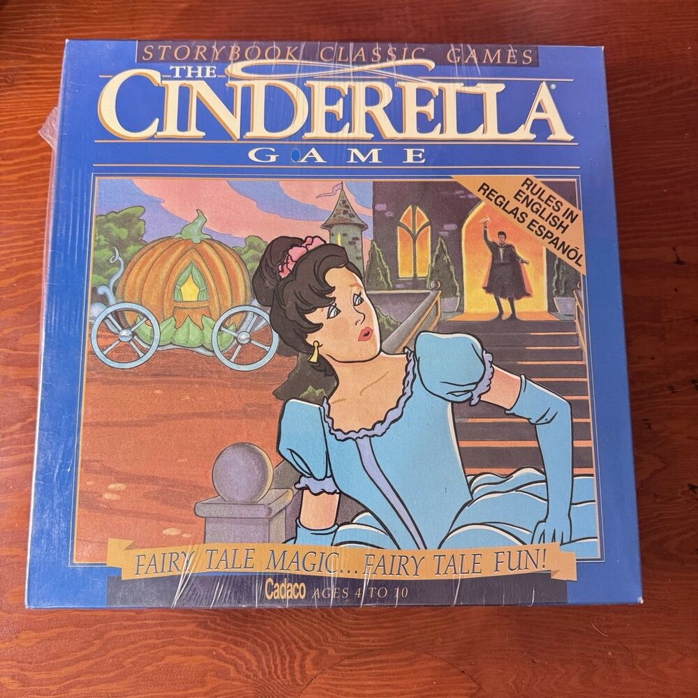 The Cinderella Game-Storybook Classics Games-Complete-1993-Vintage-New